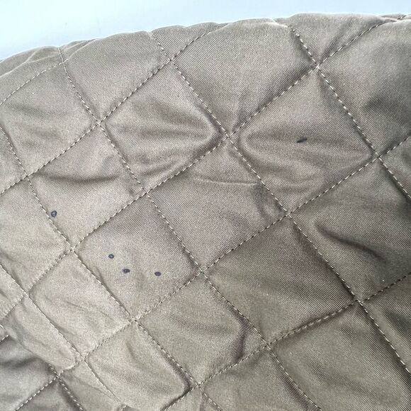 Burberry Green Quilted Lightweight Button Up Jacket Size M - Picture 10 of 12